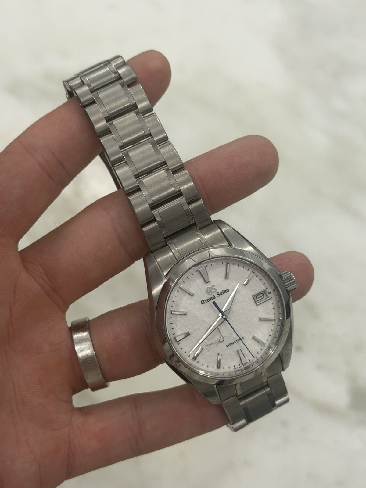 Grand Seiko Snowflake SBGA211 40mm Spring Drive Titanium – 2021 Full Set