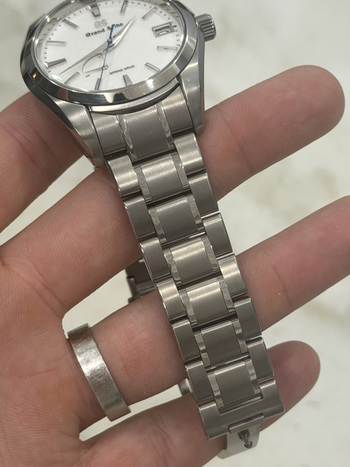 Grand Seiko Snowflake SBGA211 40mm Spring Drive Titanium – 2021 Full Set
