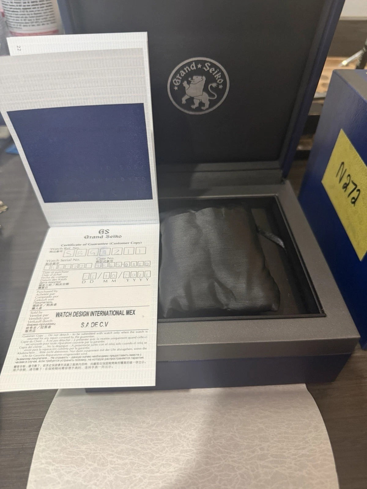 Grand Seiko Snowflake SBGA211 40mm Spring Drive Titanium – 2021 Full Set
