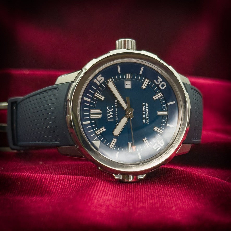 IWC Aquatimer Automatic Blue Men's Watch IW328801 42MM