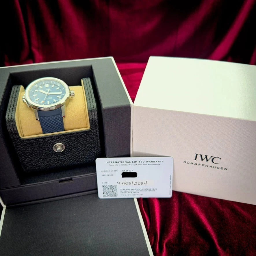 IWC Aquatimer Automatic Blue Men's Watch IW328801 42MM