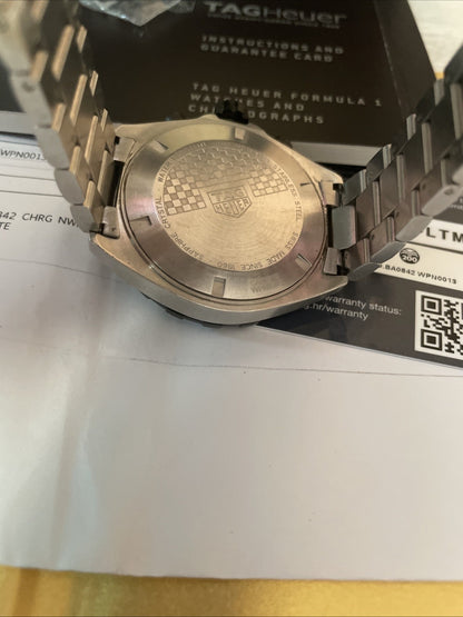 TAG Heuer Formula 1 Chronograph CAZ1010.BA0842 43mm Quartz – Full Set