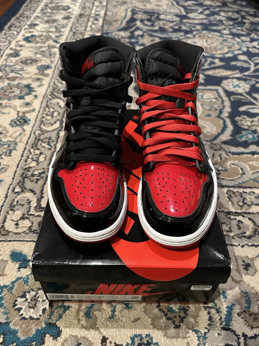 Nike Air Jordan 1 Retro OG High Patent Bred –  Size 9.5