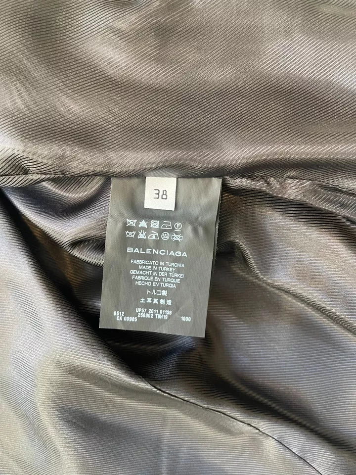 Balenciaga Leather Biker Jacke