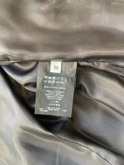 Balenciaga Leather Biker Jacke
