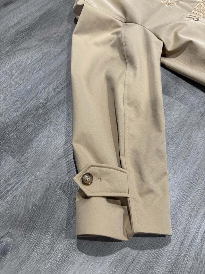 Supreme x Burberry Leather Collar Trench Coat